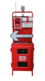 wireless call point_ wireless alarm cart_ fire pull station